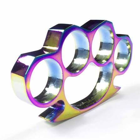 BRASS KNUCKLES RAINBOW