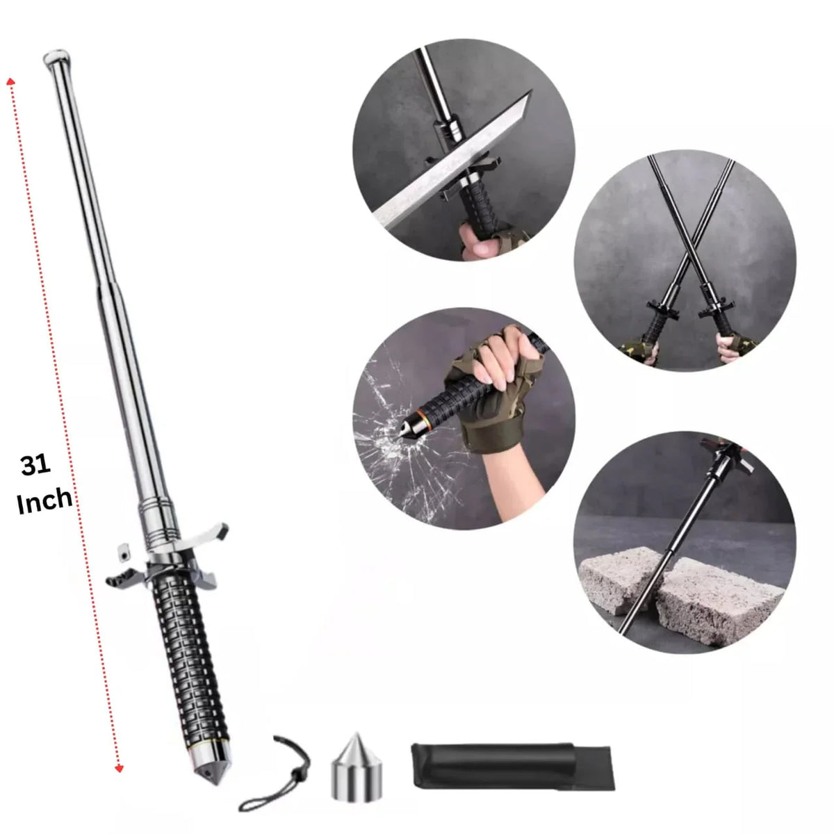 Titanium Power Stick - Telescopic Baton